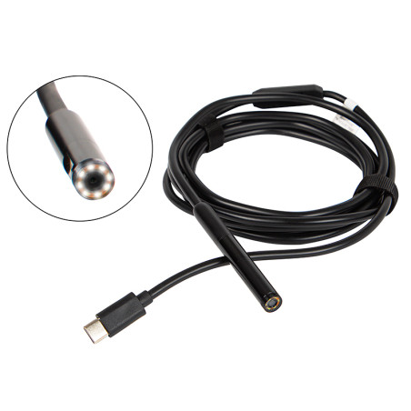 14-404- Endoskopkamera med dubbelobjektiv 7,9 mm 2 m wifi | HandlaSmidigt.se