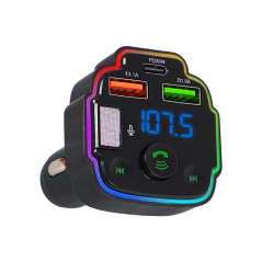 74-176- FM-sändare med Bluetooth-handsfree + PD20W RGB-kit
