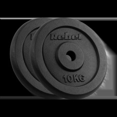 Belastning av järnset 2x10kg, hål 31mm, klassisk tallrik, REBEL ACTIVE | HandlaSmidigt.se