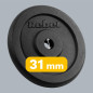 Belastning av järnset 2x10kg, hål 31mm, klassisk tallrik, REBEL ACTIVE