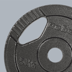 Belastningssats av gjutjärn 4x5kg, hål 31mm, tallrik med handtag, REBEL ACTIVE | HandlaSmidigt.se