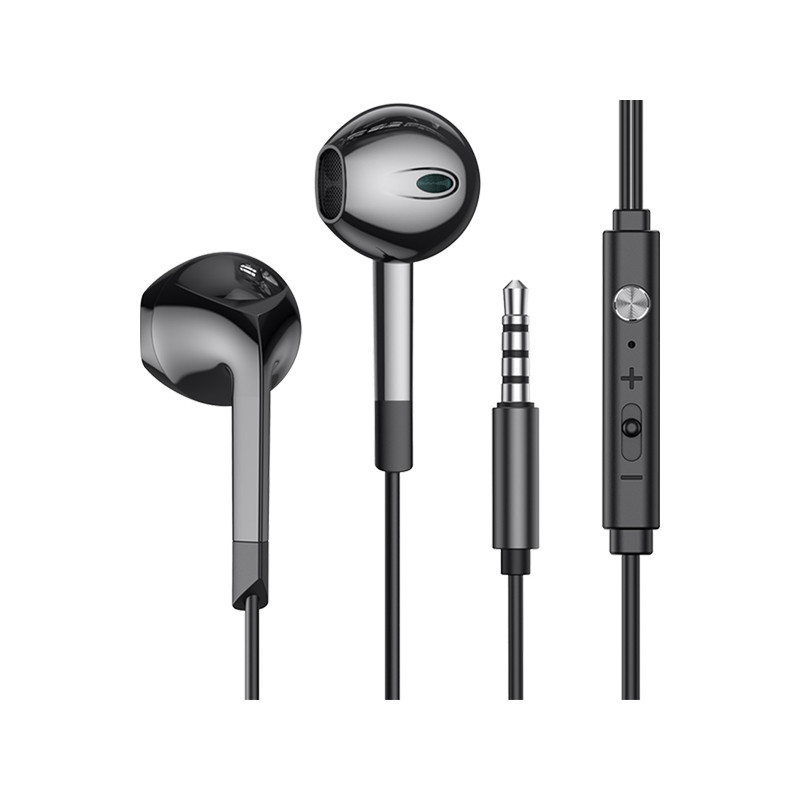 32-830- Hörlurar blow b-17 svart minijack