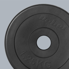 Beläggning av bitumen, set med 4x1,25 kg, 31 mm hål, klassisk tallrik, REBEL ACTIVE | HandlaSmidigt.se