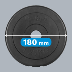 Beläggning av bitumen, set med 4x1,25 kg, 31 mm hål, klassisk tallrik, REBEL ACTIVE | HandlaSmidigt.se