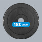Beläggning av bitumen, set med 4x1,25 kg, 31 mm hål, klassisk tallrik, REBEL ACTIVE