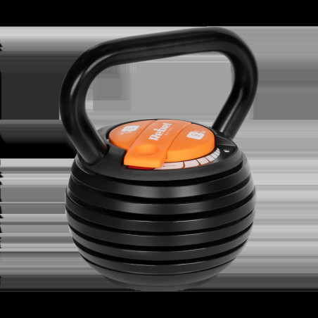 Kettlebell gjutjärn automatiskt justerbar 9 kg, REBEL ACTIVE | HandlaSmidigt.se