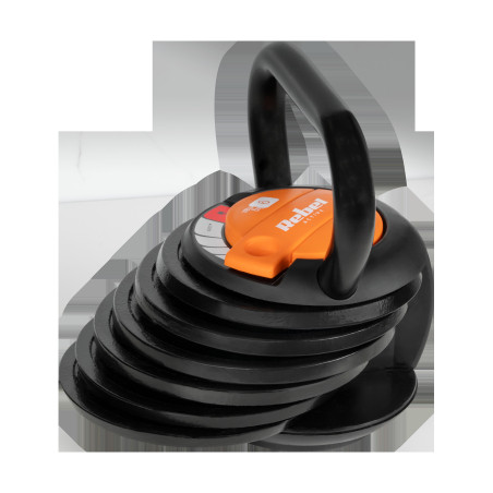 Kettlebell gjutjärn automatiskt justerbar 9 kg, REBEL ACTIVE