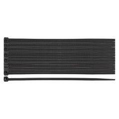 Strypklämmor EXTREME 2,5 × 80 mm, svarta, 100 st.