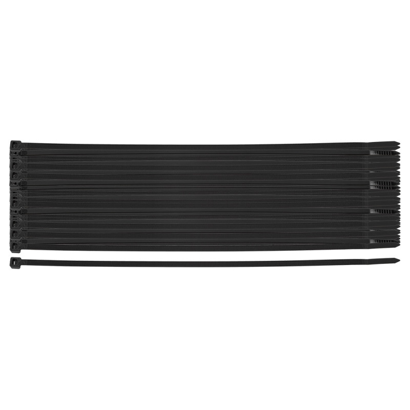 Spännband EXTREME 4,8 x 300 mm, svarta, 100 st.