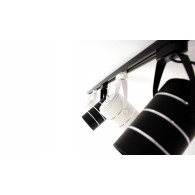 Lampa sklepowa led reflektor szynowy jednofazowy biały metalowy 30w 2550 lm światło ciepłe 3000k