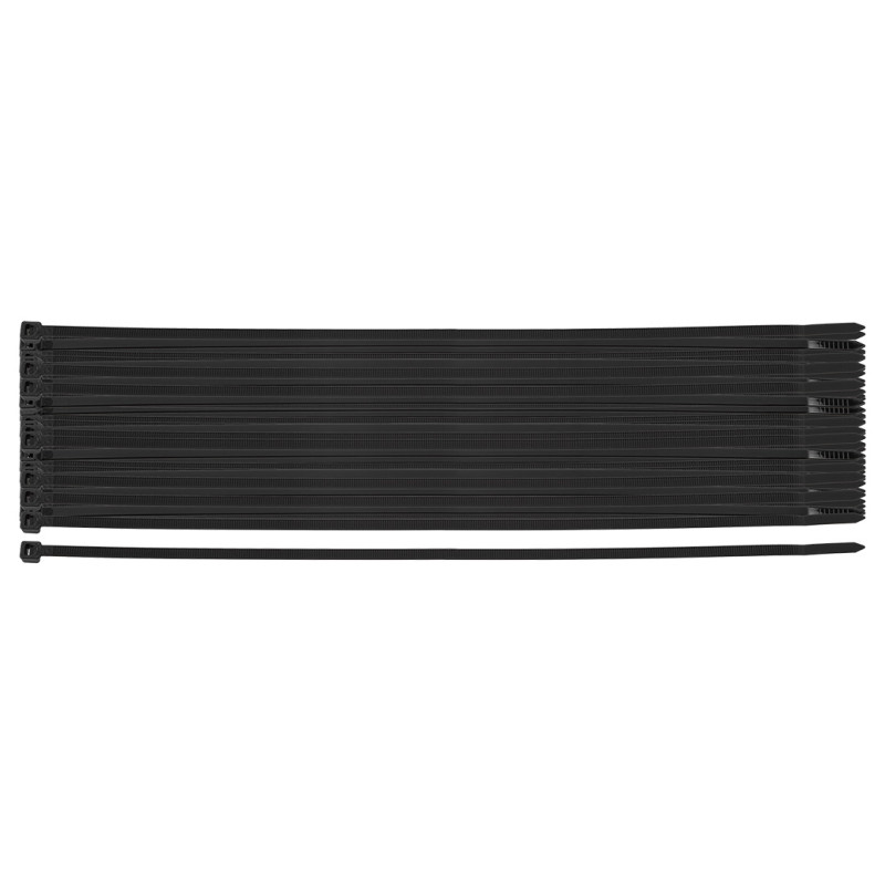 Spännband EXTREME 4,8 × 450 mm, svarta, 50 st.