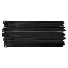 Spännband EXTREME 7,6 × 200 mm, svarta, 50 st.