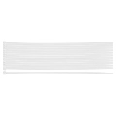 Spännband EXTREME 2,5 × 200 mm, vita, 100 st.