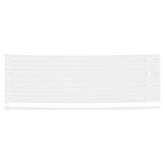 Spännband EXTREME 4,8 × 200 mm, vita, 100 st.