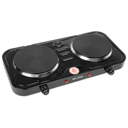 44-044- Elektrisk tvåbrännare spisplatta med inställning