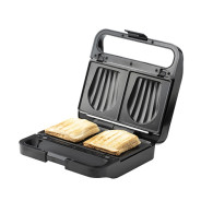 AD 3070 svart Smörgåsgrill 2 i 1