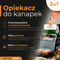 AD 3070 svart Smörgåsgrill 2 i 1