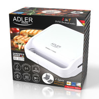 AD 3070 vit Smörgåsgrill 2 i 1