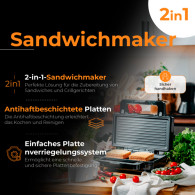 AD 3073 Opiekacz do kanapek 2 w 1