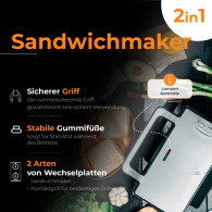 AD 3073 Smörgåsgrill 2 i 1