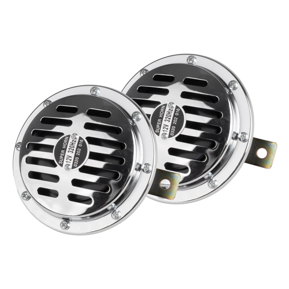 Signalhorn krom 125 mm 12v amio-04074 Signalhorn krom 125 mm 12v amio-04074