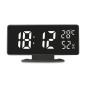 Klocka med alarm och termometerfunktion, GreenBlue, hygrometer, svart, GB395