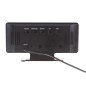 Klocka med alarm och termometerfunktion, GreenBlue, hygrometer, svart, GB395