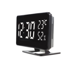 Klocka med alarm och termometerfunktion, GreenBlue, hygrometer, svart, GB395 | HandlaSmidigt.se