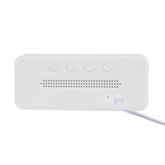 Klocka med alarm och termometerfunktion, GreenBlue, vit skål, GB397 | HandlaSmidigt.se