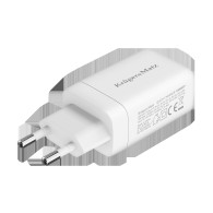 Nätadapter Kruger&Matz 65 W GaN med Power Delivery- och Quick Charge-funktion