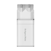 Nätadapter Kruger&Matz 65 W GaN med Power Delivery- och Quick Charge-funktion
