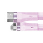 USB-kabel - microUSB 1 m silikon rosa Kruger&Matz Basic