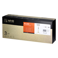 ALLED set med 2 x 100W strålkastare med stativ och 2m sladd | HandlaSmidigt.se