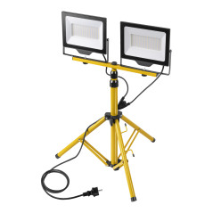 ALLED set med 2 x 100W strålkastare med stativ och 2m sladd | HandlaSmidigt.se