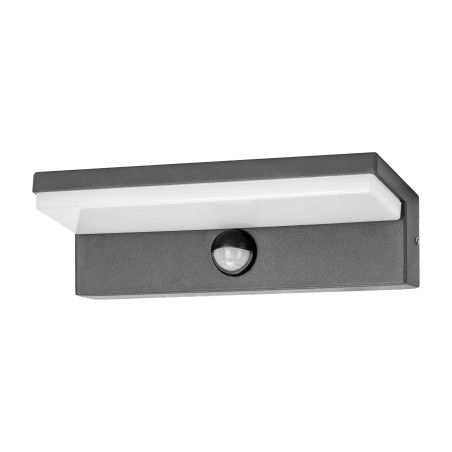 PACHIRA LED 9W, trädgårdsarmatur med rörelsesensor, 500lm, IP54, 4000K, svart