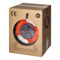 Brytskyddad trommelvinda IP44 4x2P+Z 16A 230V, H05VV-F 3x1,5mm2, 50m