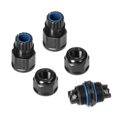 Kabelförbindare rak IP68, 2x4mm2, 400V/25A | HandlaSmidigt.se