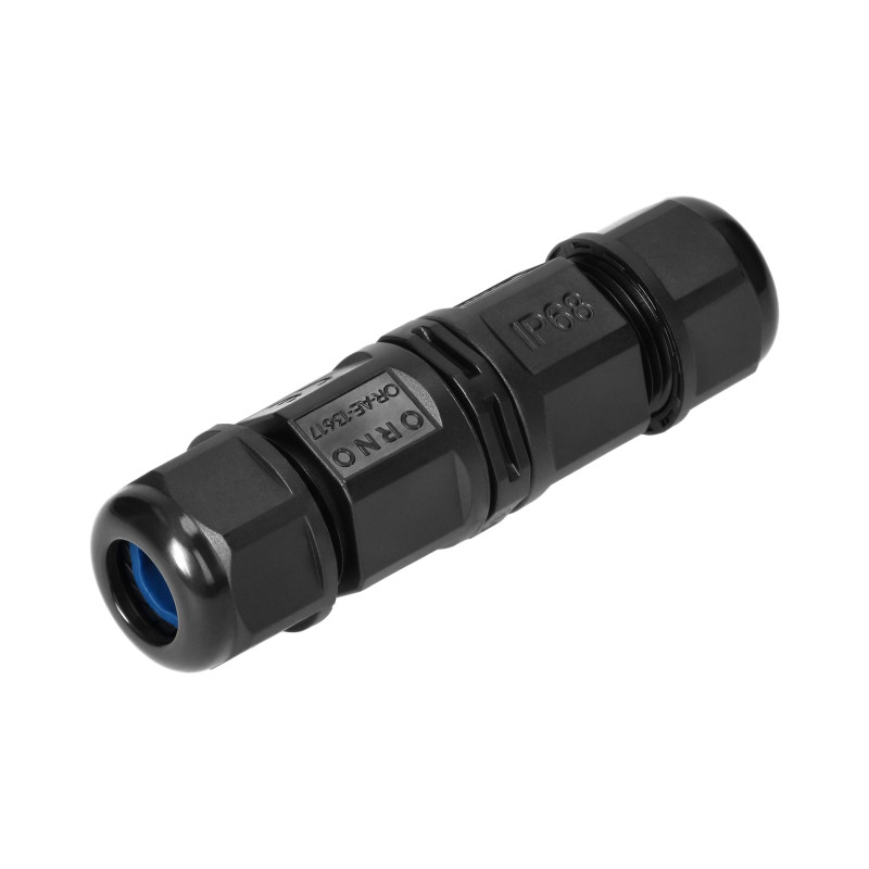 Kabelanslutningskontakt rak IP68, 5x2,5mm², 400V/25A