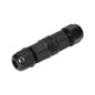 Kabelförbindare med snabbkoppling IP68 MINI 2x1,5mm2, 400V/16A.