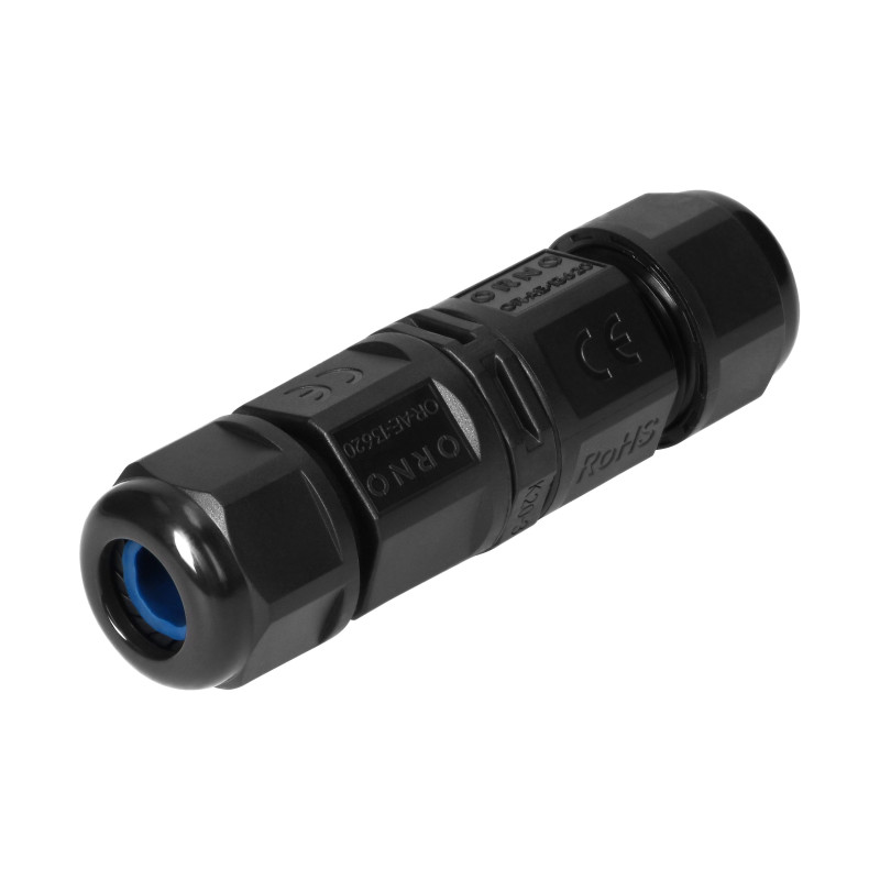 Kabelanslutningskontakt med snabbkoppling IP68, 5x4mm2, 400V/20A.