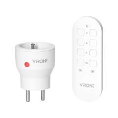 Set med trådlösa MINI-uttag, styrd av en fjärrkontroll 1+1, 2300W