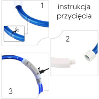 DA269A Lysande LED-halsband med RGB-reglering
