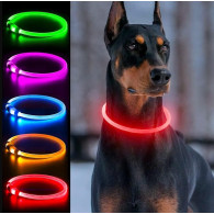 DA269A Lysande LED-halsband med RGB-reglering