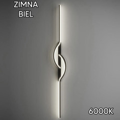 ZD143 Vägglampa väggarmatur 60cm led kallvit