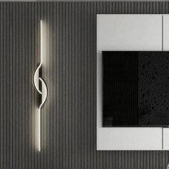 ZD143 Vägglampa väggarmatur 60cm led kallvit