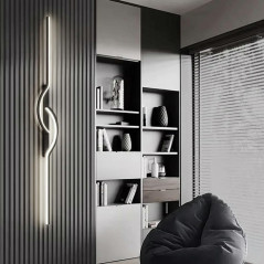 ZD143 Vägglampa väggarmatur 60cm led kallvit