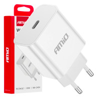 Nätadapter 230v 20w usb-c amio-03891