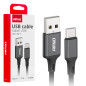 Kabel för laddning usb-a - usb-c 2a 200cm fulllink amio-03900