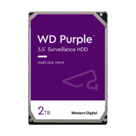 Hårddisk för övervakning Western Digital PURPLE 2TB WD23PURZ 64MB