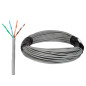 21-435- Kabel 4x2 UTP kategori 5e CU tråd 50m certifierad